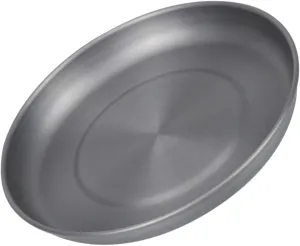KICHOUSE 1pc Aluminium Alloy Bbq Plate Tray Lightweight Compact Outdoor Picnic Serving Dish for Camping Bbq and Family Gatherings and Food Container