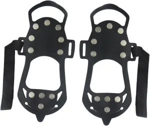 Kisangel Mountaineering Covers Boot Grippers Ice Grippers Shoe Spikes Ice Crusher Slip-on Shoe Gripper Shoe Ice