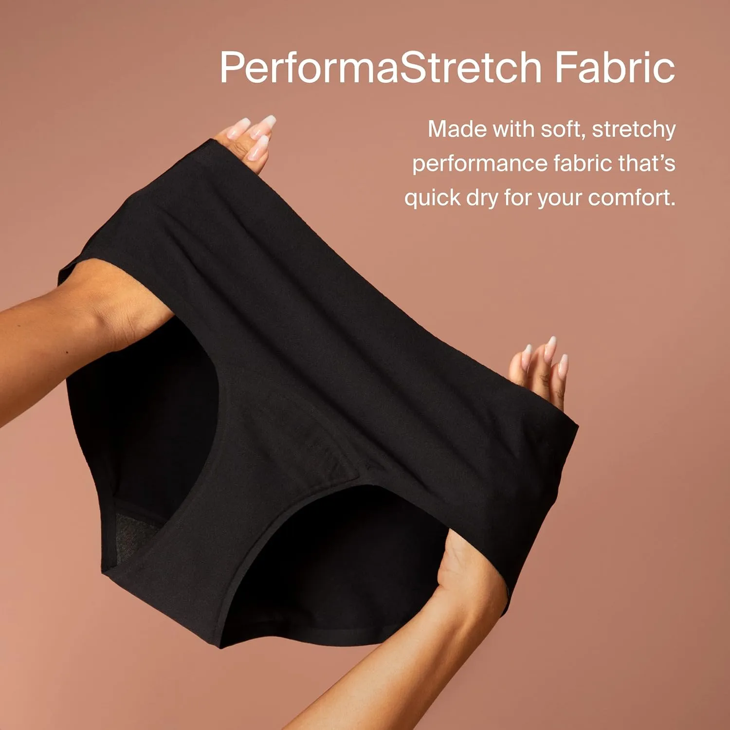 KNIX Super Leakproof High Rise Period Underwear for Women, Machine Washable, Reusable (1 Pack)
