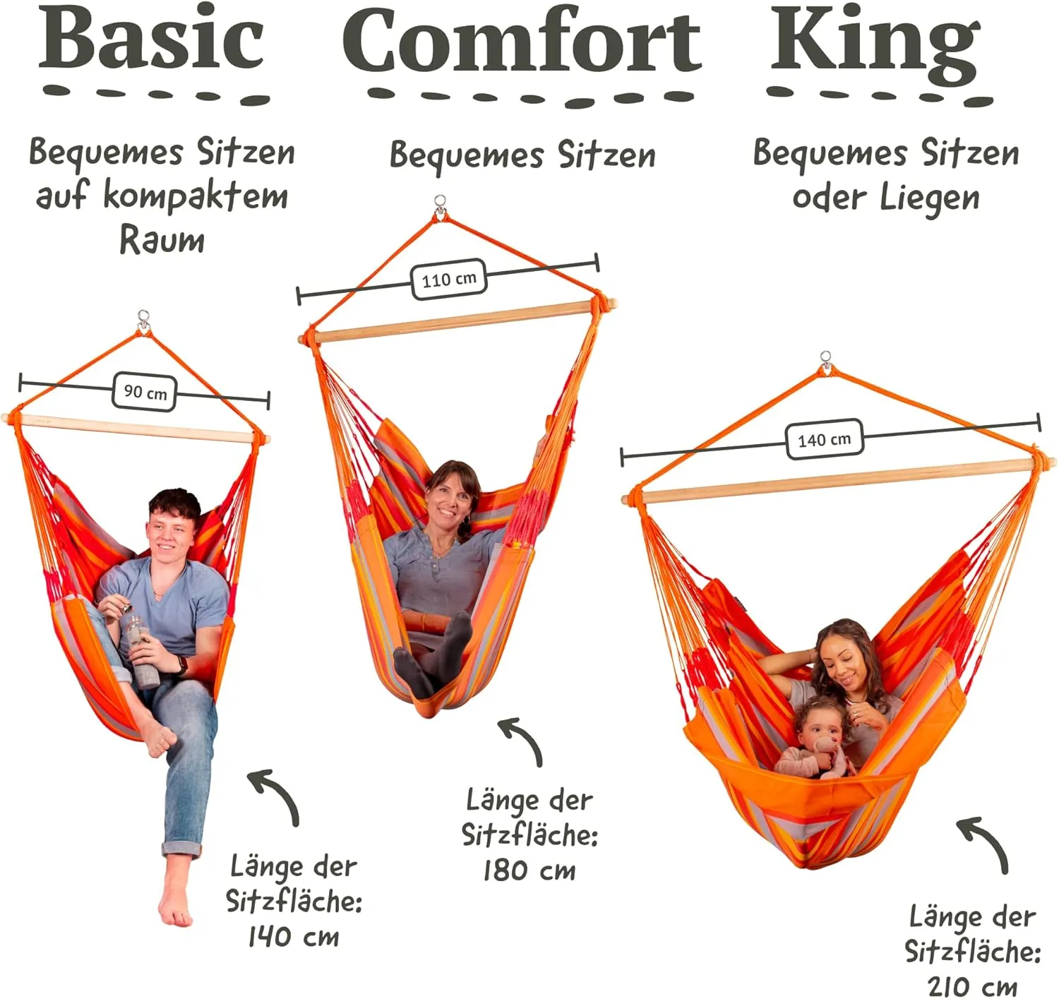LA SIESTA® - Large Comfort Domingo Hammock Swing Chair & CasaMount - Weather & Tear Resistant Hanging Chair - Outdoor Indoor Hammock Chair w/Suspension Kit for Walls Ceilings Square Beams - Toucan