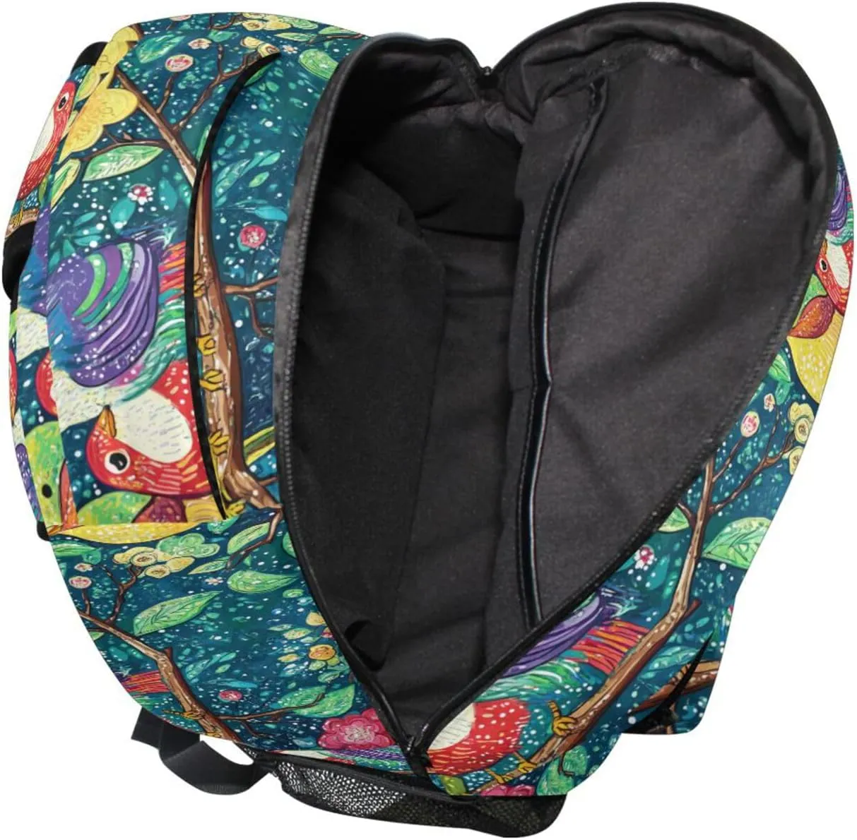 Laptop Backpack for Unisex Adult Waterproof Outdoor Backpack with Chest Strap for Business Work College Travel Trip Parents' Day Bird Family
