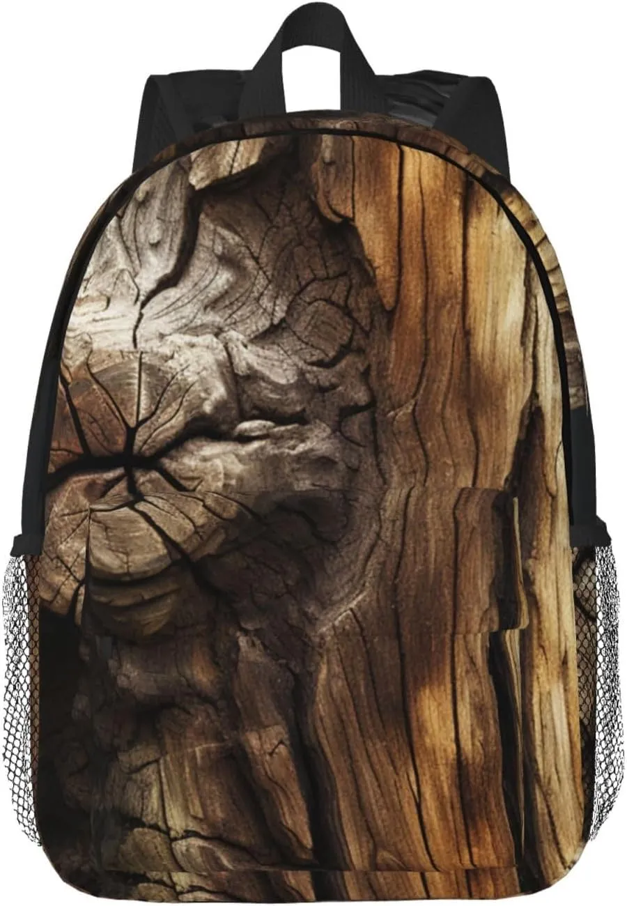 Laptop Backpack Lightweight Backpack for Men Women Daypack Tree Trunk Laptop Bag Casual Backpack for Travel