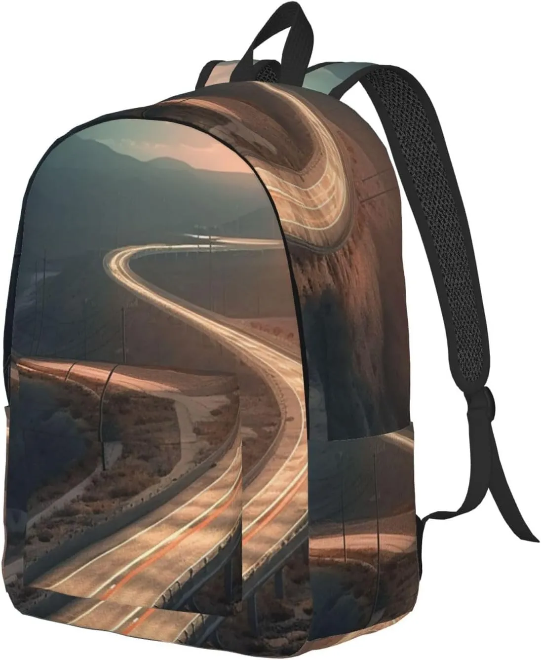 Laptop Backpack Travel Casual Daypack with Compartment Highway Laptop Bag Lightweight Shoulder Bag for Hiking