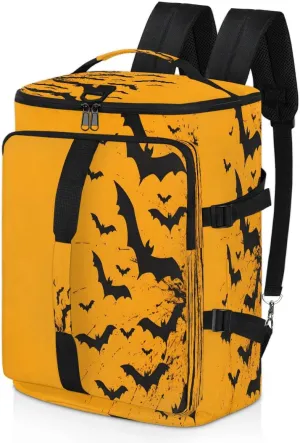 Large Carry on Backpack for Women Men Multi-function Gym Duffle Bag Halloween Bats Backpack Polyester Waterproof Duffel Bags