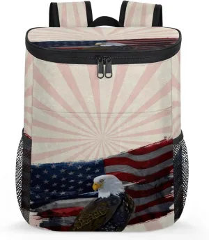 Large Insulated Cooler Backpack, Leak Proof Backpack 30 Cans, Cooler Bag for 12h Hot/Cold Retention