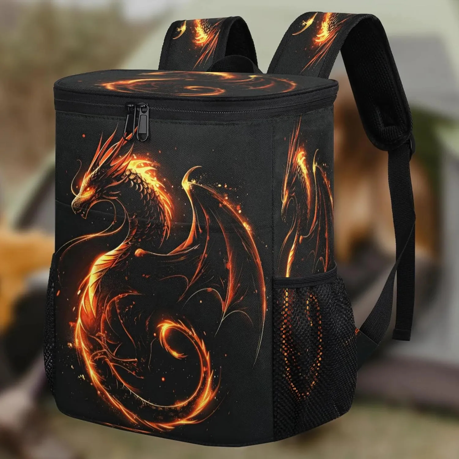 Large Waterproof Insulated Cooler Backpack, Leak Proof Backpack 30 Cans, Lightweight Cooler Bag for Camping