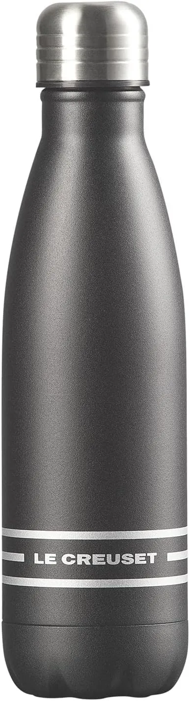 Le Creuset 17 oz. Hydration Bottle Stainless Steel 2 Pack - Licorice and Cotton Kit