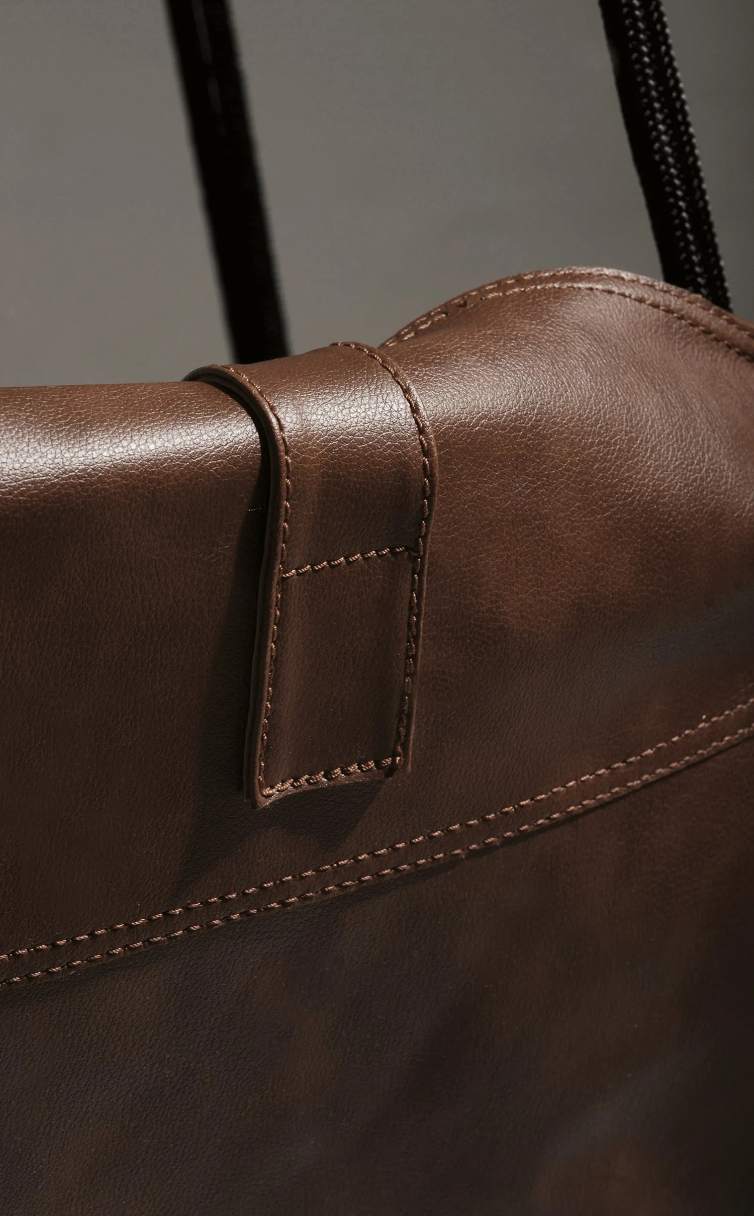 Leather Hanging Chair - Brown