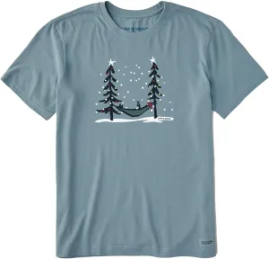 Life is Good Peace Out Snow Hammock Short Sleeve Crusher™ Tee