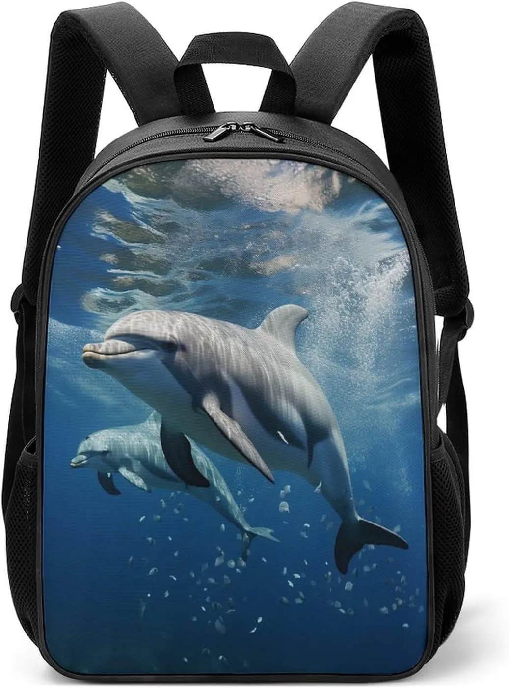 Lightweight Backpacks Cute Travel Bag Durable Cute Dolphins Printing Small Travel Backpack For Women & Men