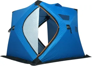 Lightweight Camping Tent Tent Winter Fishing House Outdoor Pop Ice Fishing Shelter in Winter 4 People Ice Fishing Tent Suitable for Winter