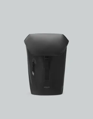 Lightweight DuoSeal 14" Flap Backpack - Black