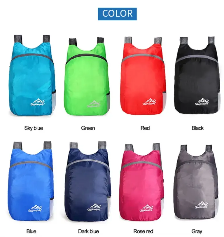 Lightweight Folding Outdoor Waterproof 12L Backpack