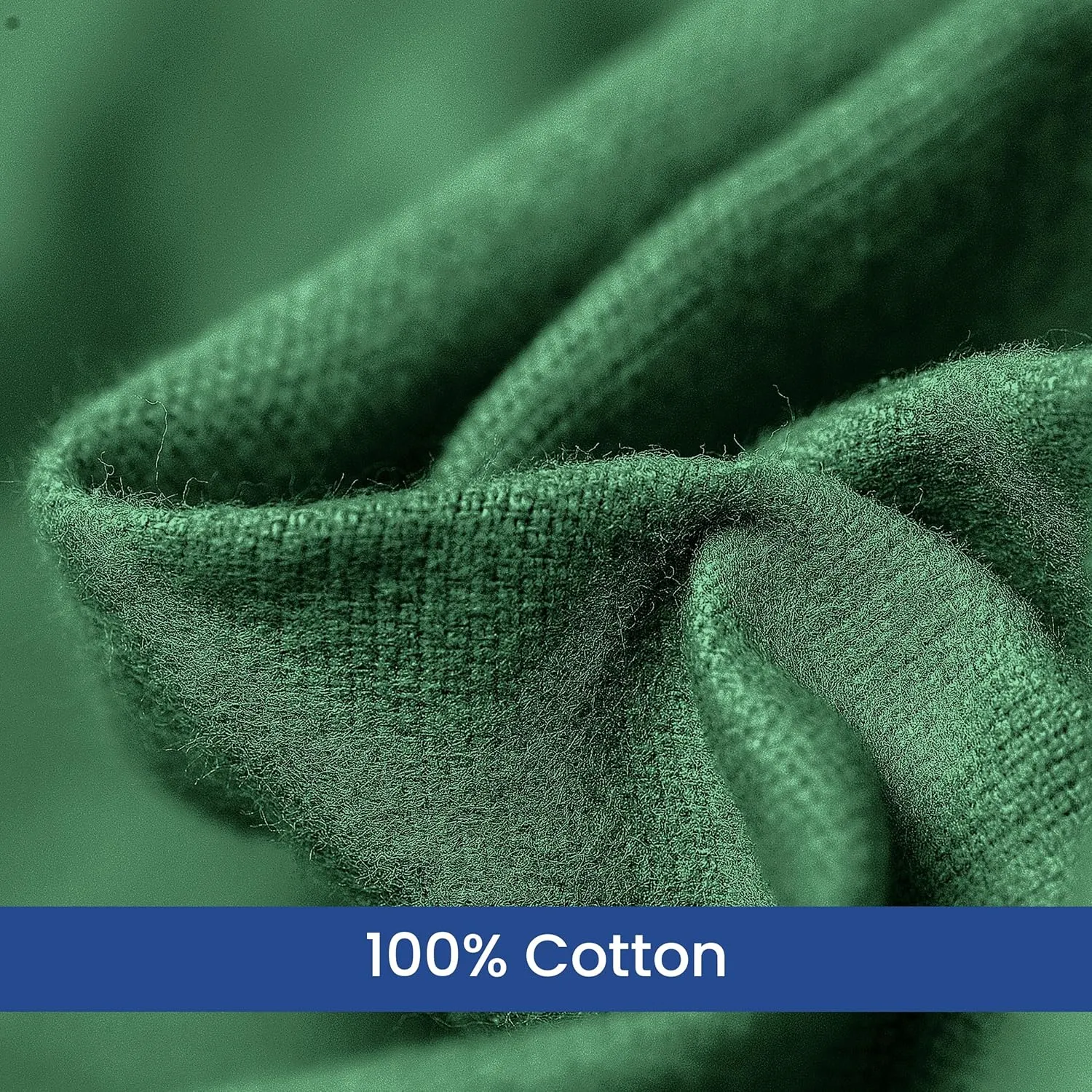 Linteum Textile Supply 100% Cotton Hospital Patient Bath Blanket, Bed Bath Sheet, Twin Blanket Lightweight Sheet Blankets 70x90 in, 1.75 lb. Hunter Green