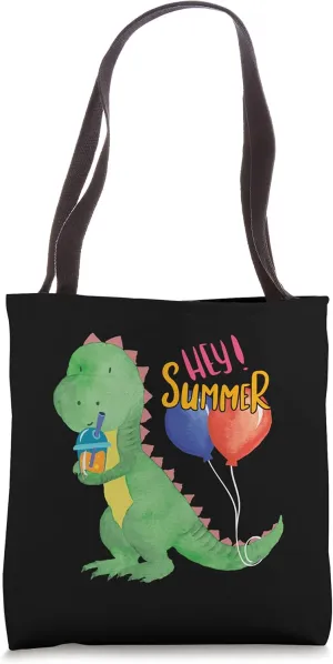 Little sweet dinosaur with lemonade refreshment for all Tote Bag