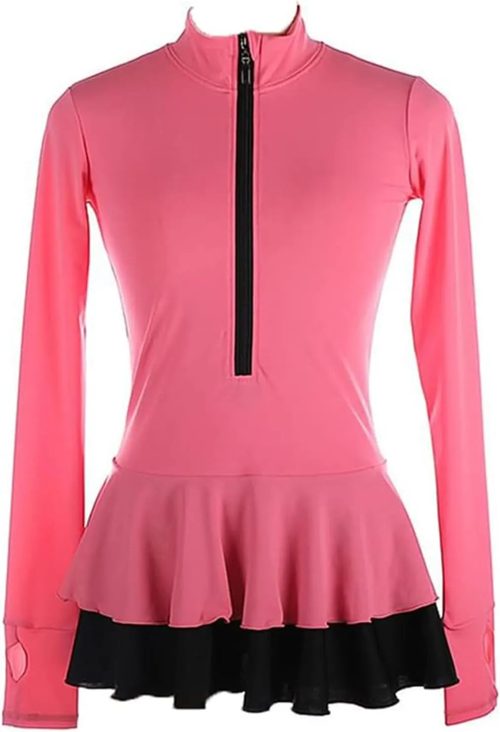 LIUHUO Figure Skating Jacket Pants Girls Teens for Girls Black Tops Coats for Women
