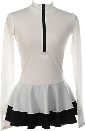LIUHUO Figure Skating Jacket Pants Girls Teens for Girls Black Tops Coats for Women