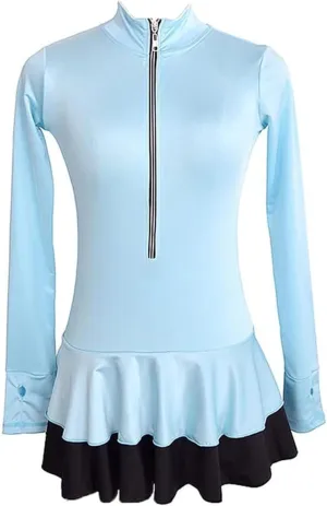 LIUHUO Figure Skating Jacket Pants Girls Teens for Girls Black Tops Coats for Women