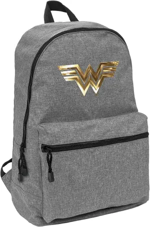 LOGOVISION Wonder Woman 1984 Golden Logo Lightweight Backpack for Work School Daily Use Packable for Travel