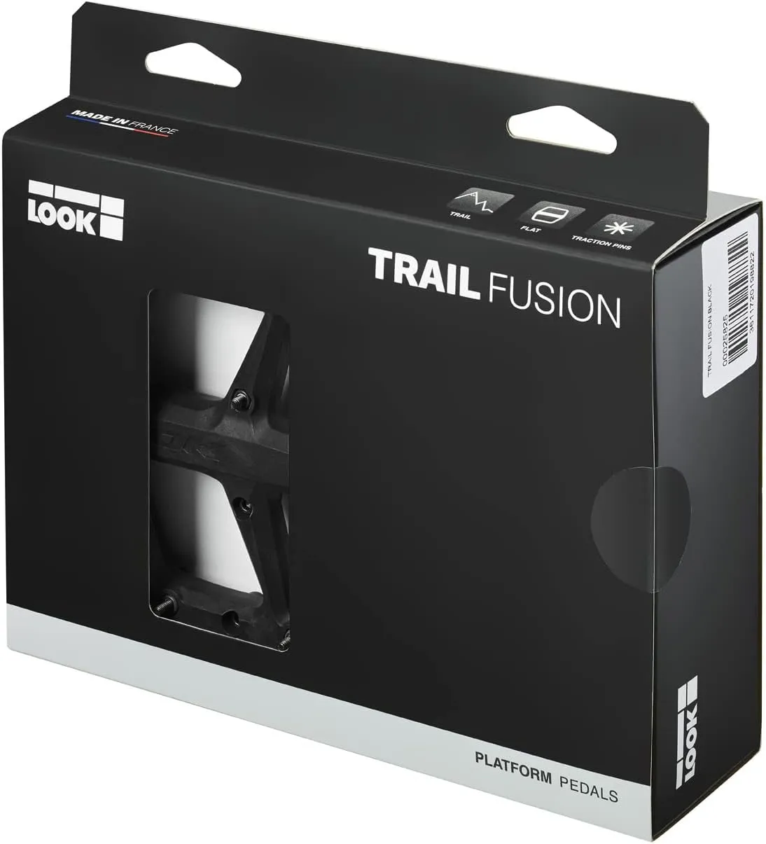 LOOK Cycle – Trail Fusion – MTB Pedals – Flat Pedals – Black – RED – Lime – ICE-Blue - Purple
