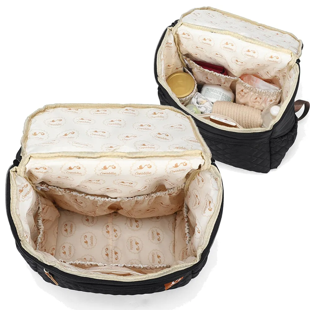 Luce Quilted Comfy and Lightweight Diaper Backpack