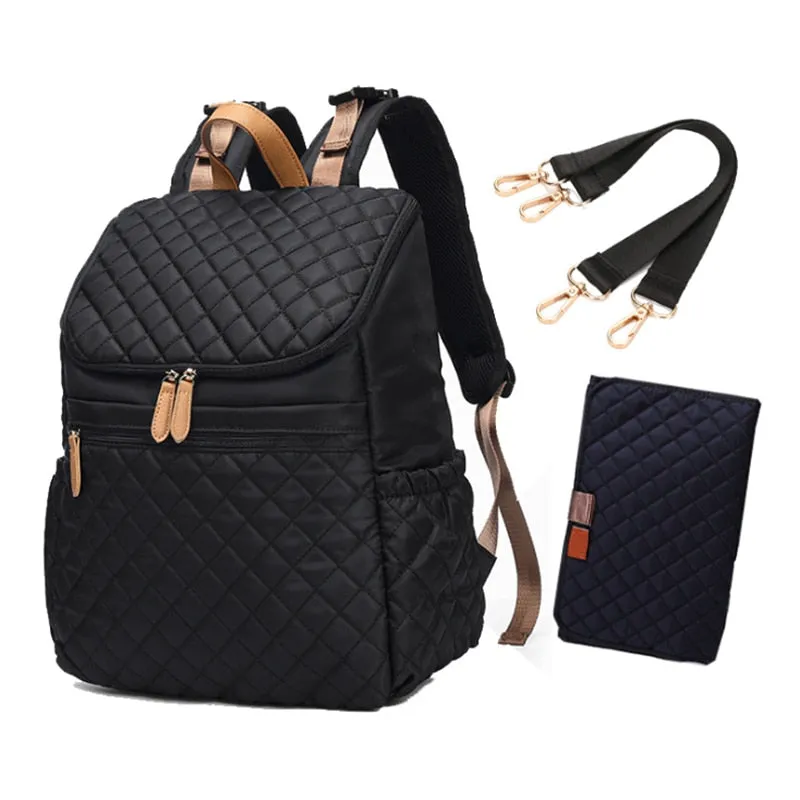 Luce Quilted Comfy and Lightweight Diaper Backpack