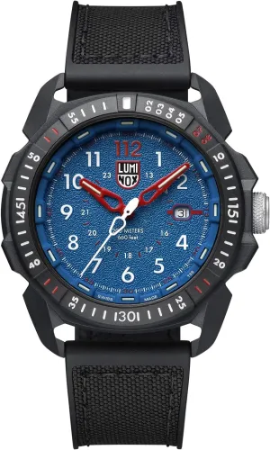 Luminox - ICE-SAR Arctic XL.1003 - Mens Watch 46mm - Military Watch in Black/Blue Fixed Bezel Date Function - 200m Water Resistant - Sapphire Glass - Mens Watches - Made in Switzerland
