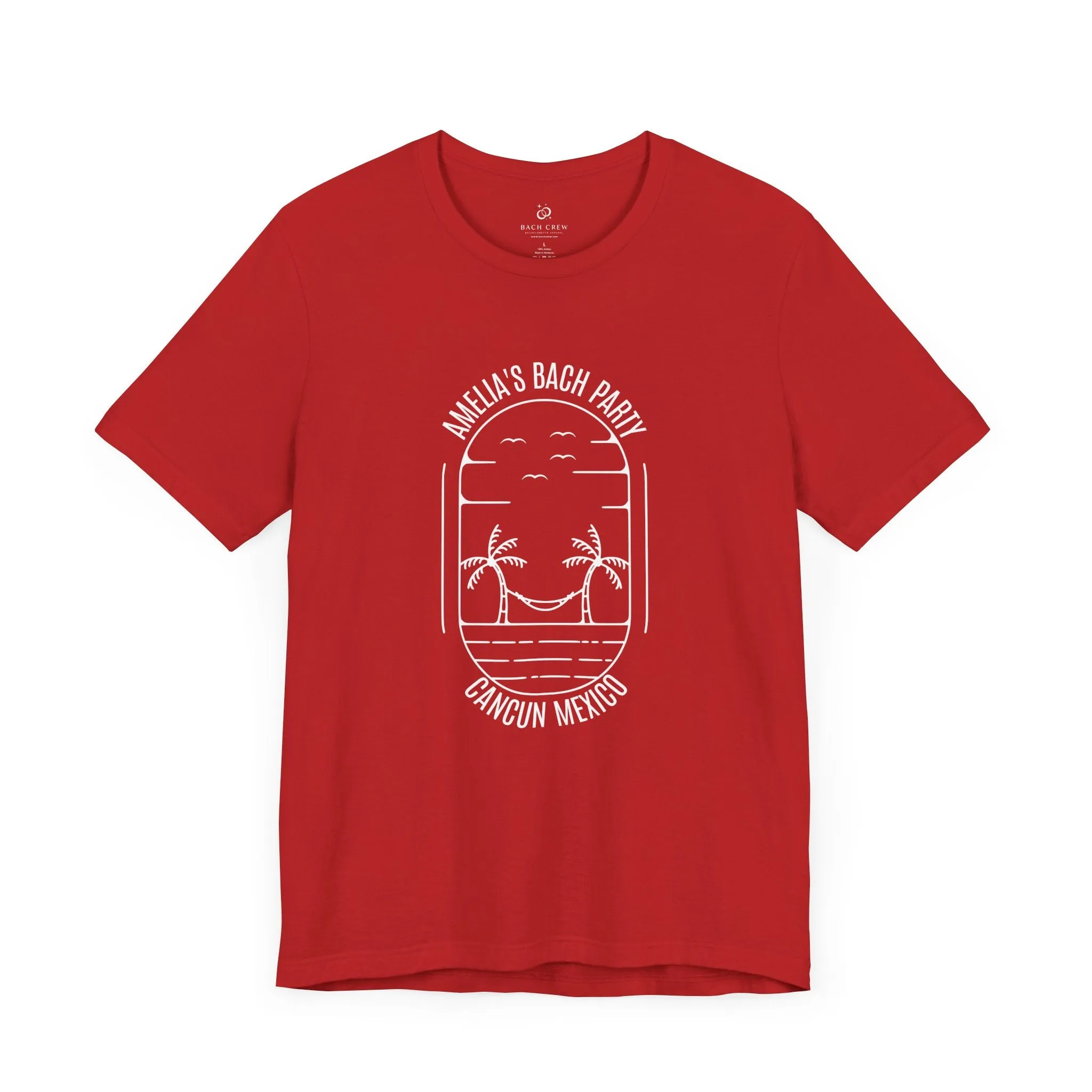 [M101 & T-Shirts Energy-saving & - Personalized Red Oval Trees Smart design White] Hammock Palm