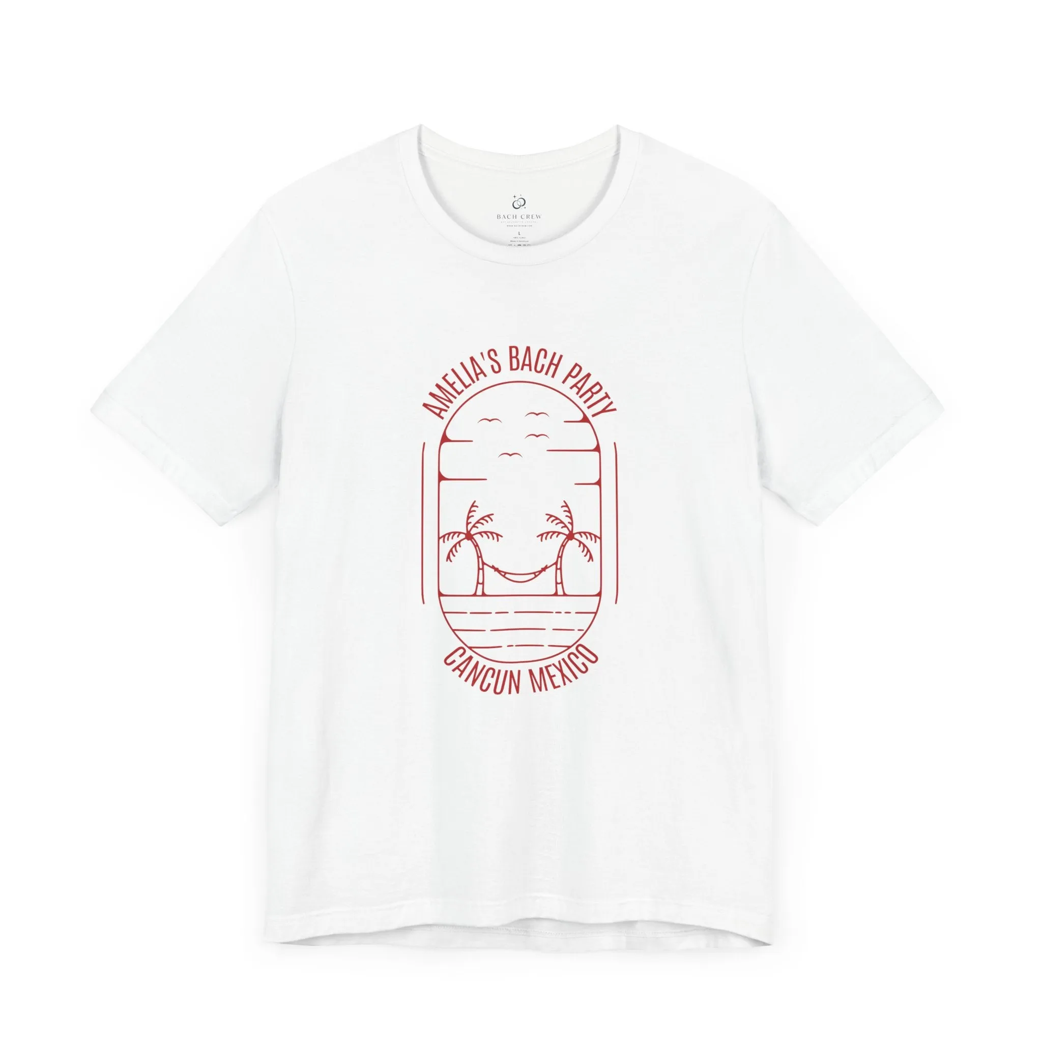 [M101 & T-Shirts Energy-saving & - Personalized Red Oval Trees Smart design White] Hammock Palm