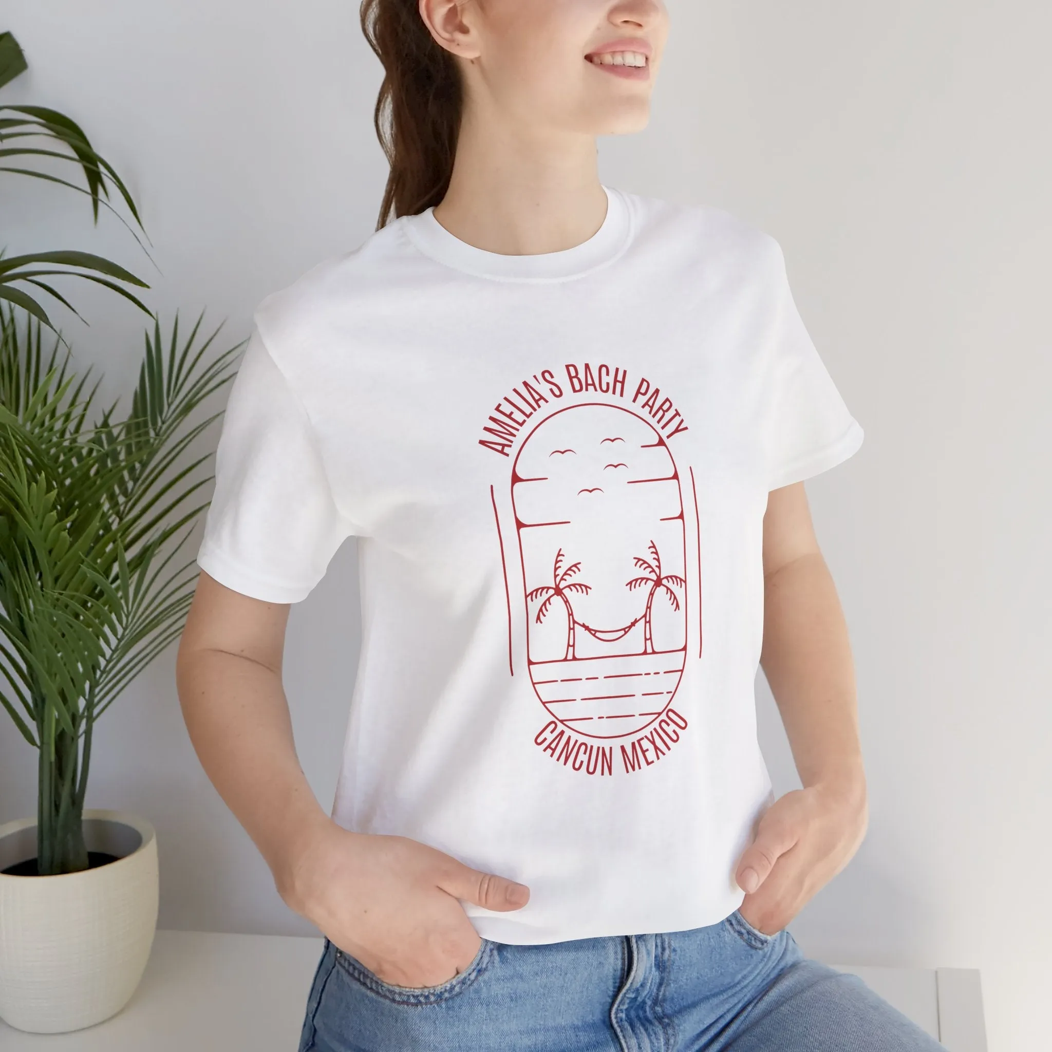 [M101 & T-Shirts Energy-saving & - Personalized Red Oval Trees Smart design White] Hammock Palm