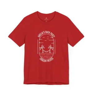 [M101 & T-Shirts Energy-saving & - Personalized Red Oval Trees Smart design White] Hammock Palm