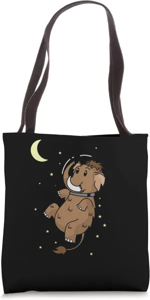 Mammoth in Space Tote Bag