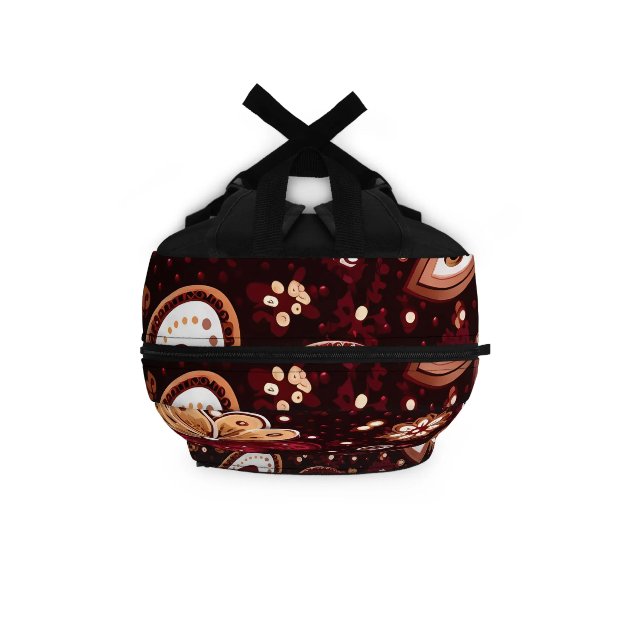 Maroon Paisley and Floral