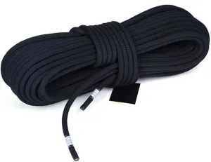 MaxS Climbing Auxiliary Rope Static Rope Safety Rescue Rope Diameter 10mm (Black, Length:40Meter)