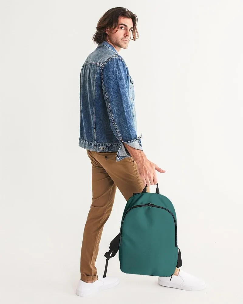 Medium Dark Blue Cool Green Waterproof Backpack | Medium Dark Pastel Blue Cool Green | C60M0Y30K60
