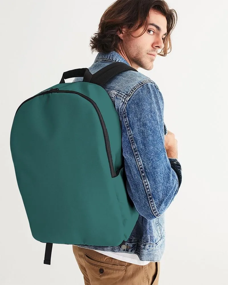 Medium Dark Blue Cool Green Waterproof Backpack | Medium Dark Pastel Blue Cool Green | C60M0Y30K60