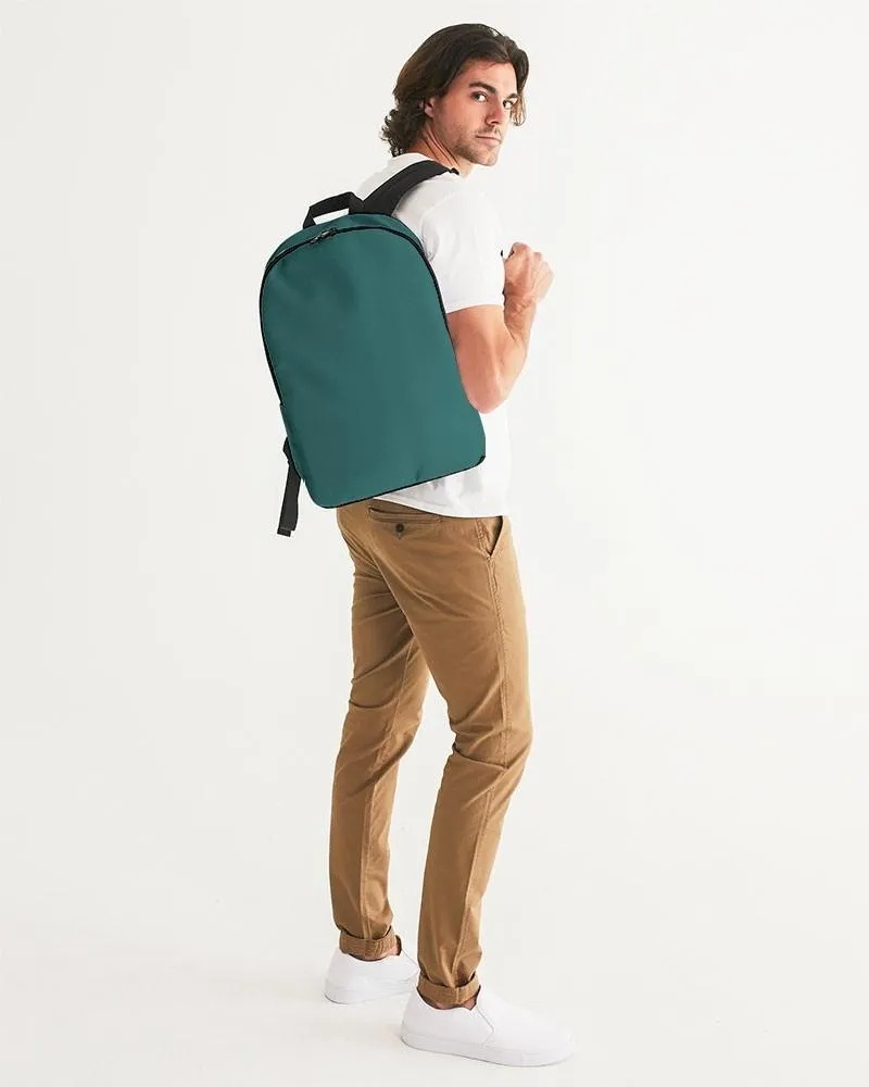 Medium Dark Blue Cool Green Waterproof Backpack | Medium Dark Pastel Blue Cool Green | C60M0Y30K60