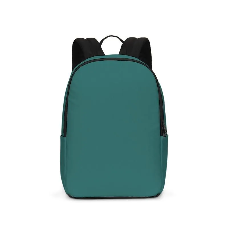 Medium Dark Blue Cool Green Waterproof Backpack | Medium Dark Pastel Blue Cool Green | C60M0Y30K60