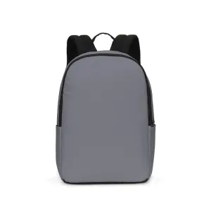 Medium Dark Blue Gray Waterproof Backpack | Medium Dark Pale Blue Gray | C10M10Y0K60
