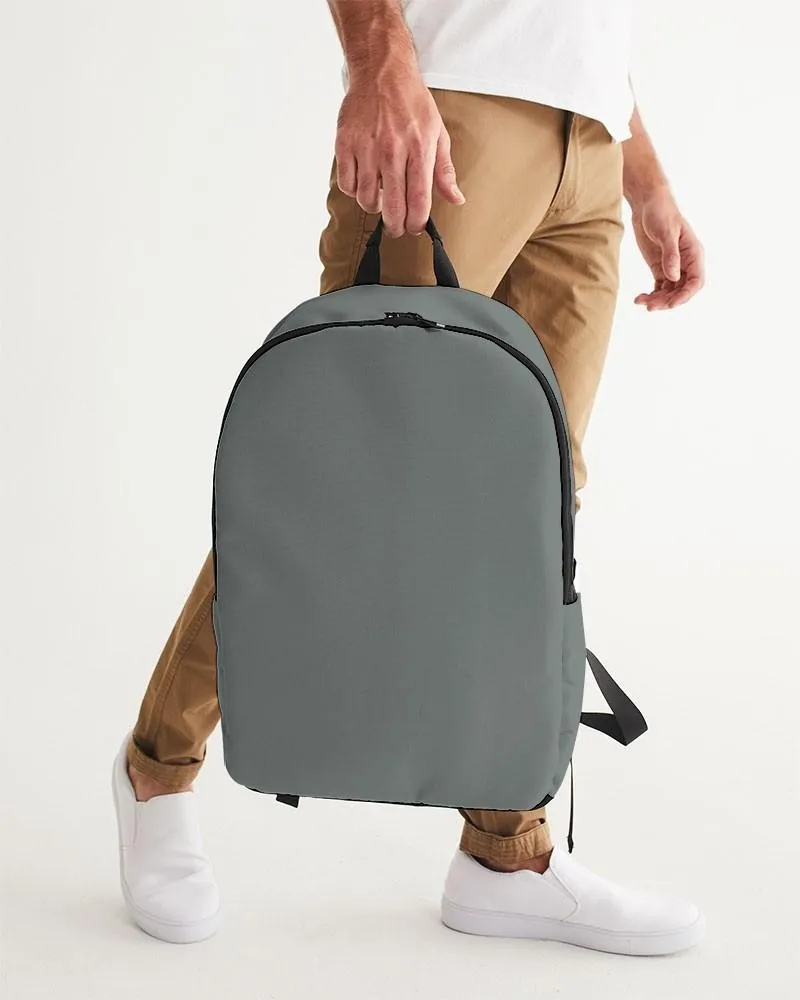 Medium Dark Green Gray Waterproof Backpack | Medium Dark Pale Green Gray | C10M0Y10K60