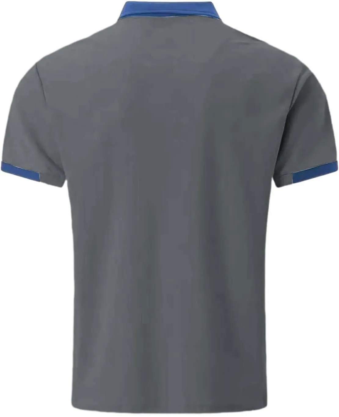 Mens and Summer Casual Short Sleeved Lapel Solid Color Short Sleeved T Shirt Tops Classic