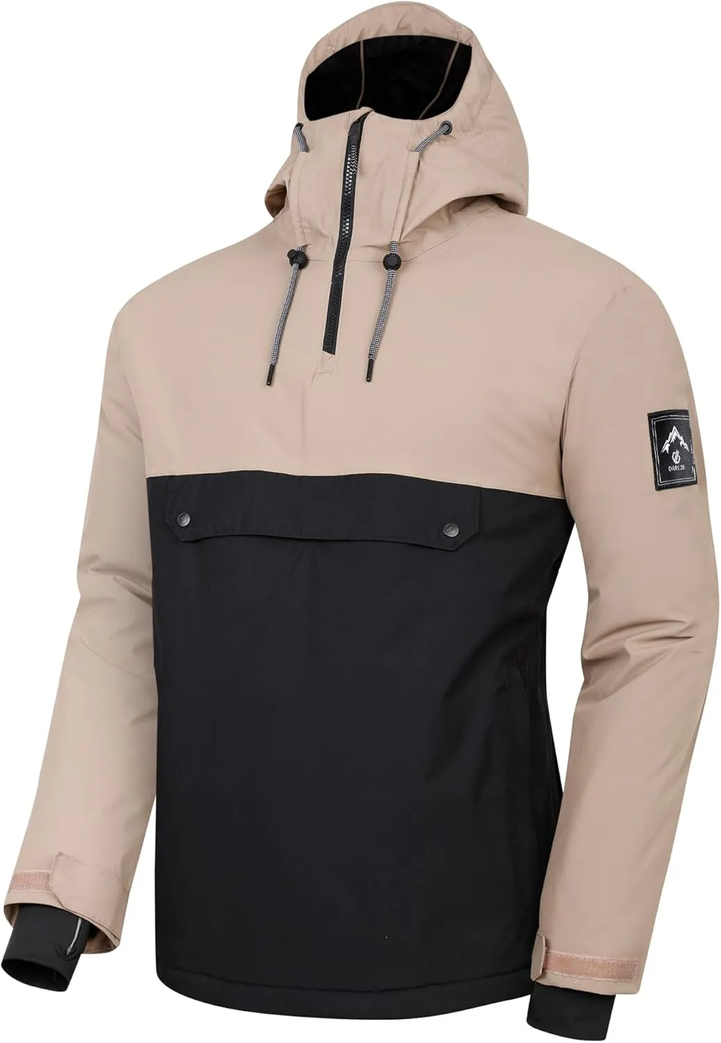 Men's Mens Freeride Overhead Waterproof Ski Jacket Insulated Jacket (pack of 1)