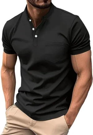 Mens T-Shirts Day Digital Printing Casual Basic Tee Tops Daily Casual Stylish Collared Shirts for Men Polo Shirts