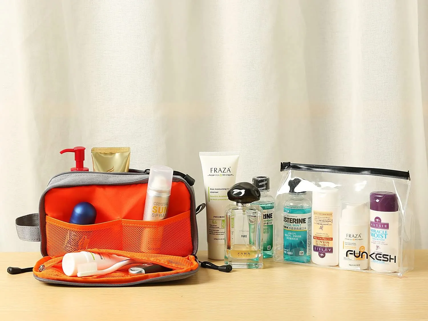 Mens Toiletry Bag Waterproof Organizer Bag Travel Shaving Dopp Kit Perfect Travel Accessory Gift