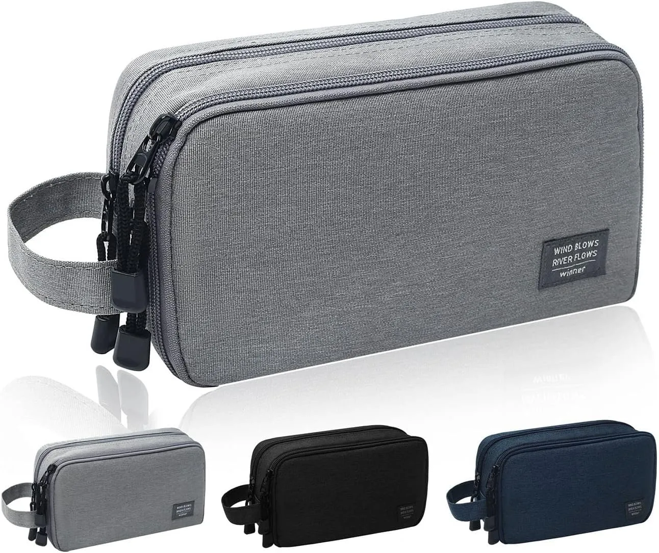 Mens Toiletry Bag Waterproof Organizer Bag Travel Shaving Dopp Kit Perfect Travel Accessory Gift