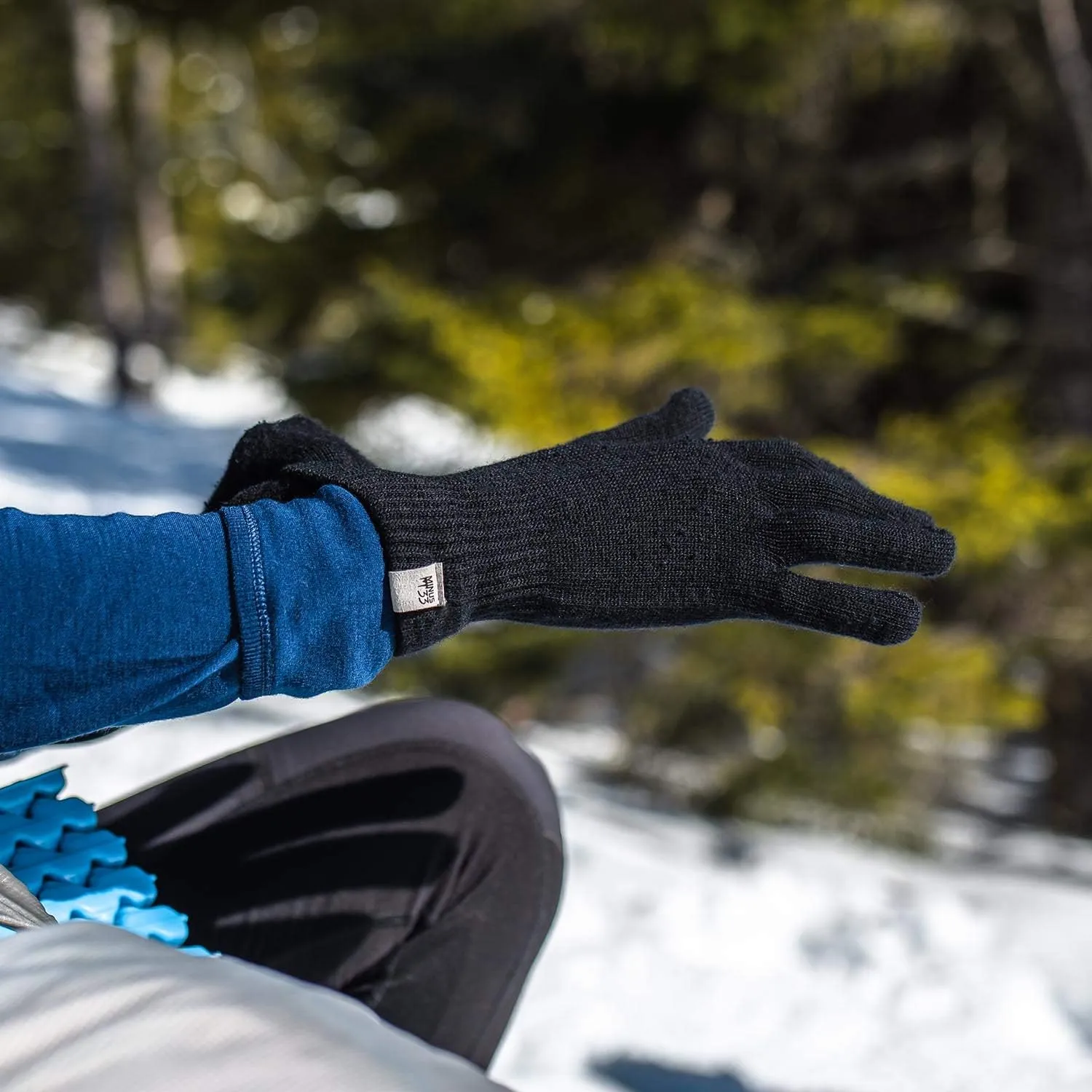 Merino Wool Glove Liner - Warm Base Layer - Ski Liner Glove - 3 Season Wear - Multiple Colors and Sizes