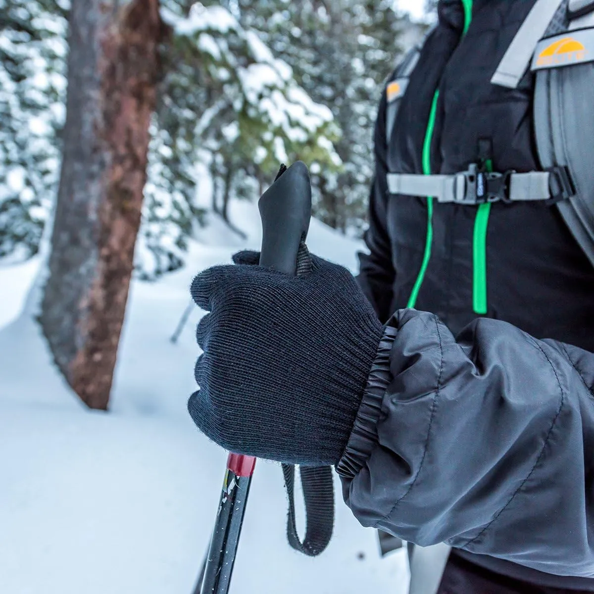 Merino Wool Glove Liner - Warm Base Layer - Ski Liner Glove - 3 Season Wear - Multiple Colors and Sizes