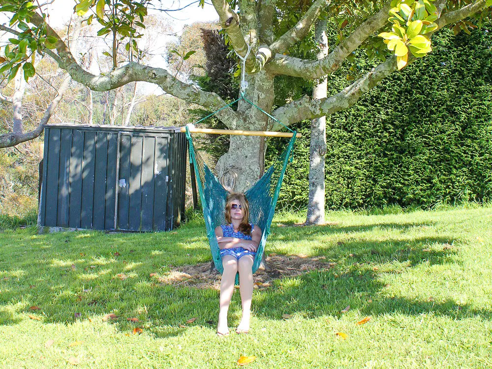 Mexican Chair Hammock - Forest Green