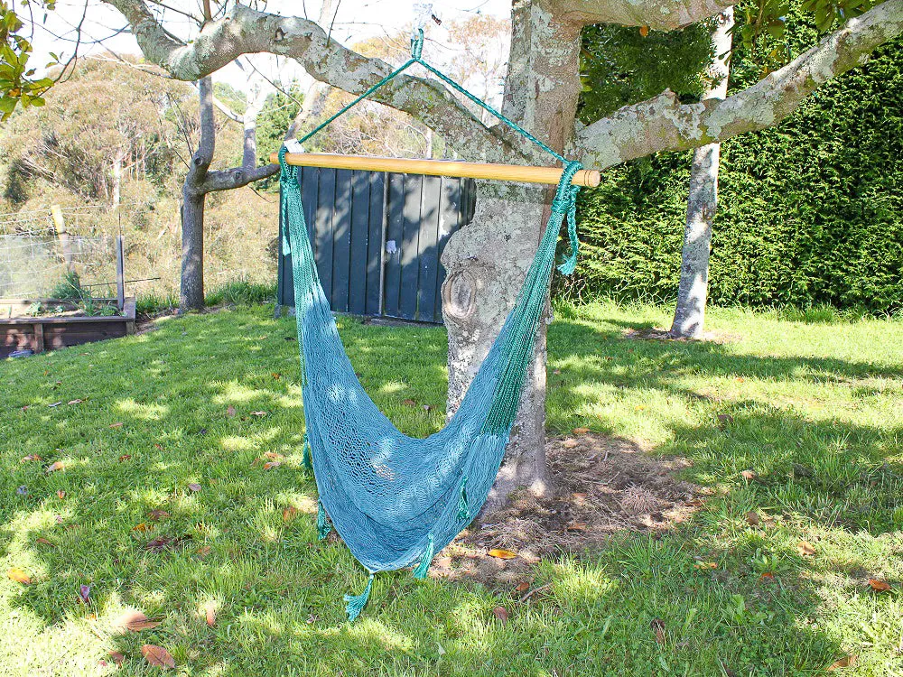 Mexican Chair Hammock - Forest Green