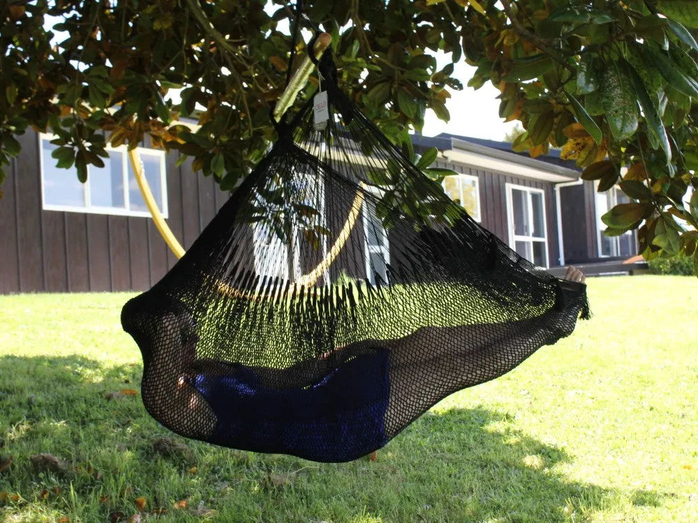Mexican Chair Hammock - Polyester - Black